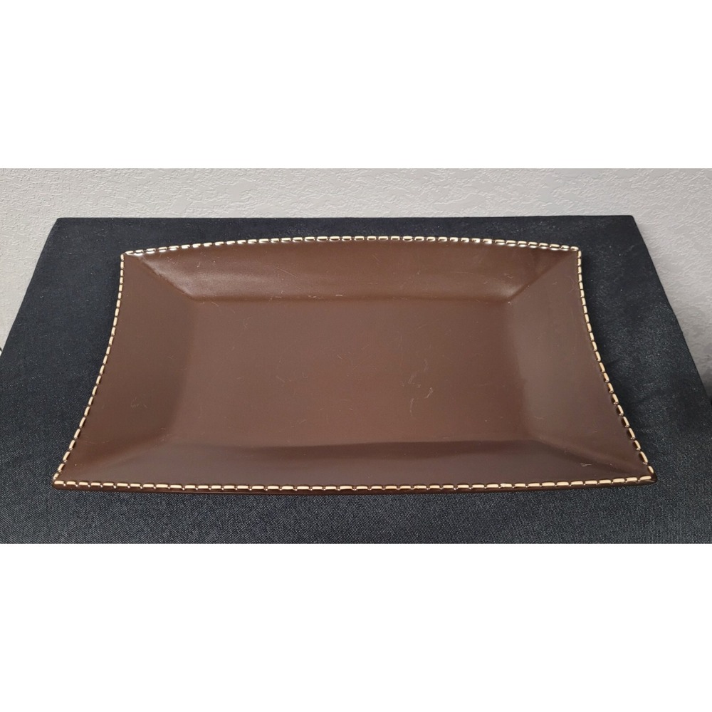 Stoneware Southern Living Mario Batali Italian Stitch Platter 15 x 9 inch